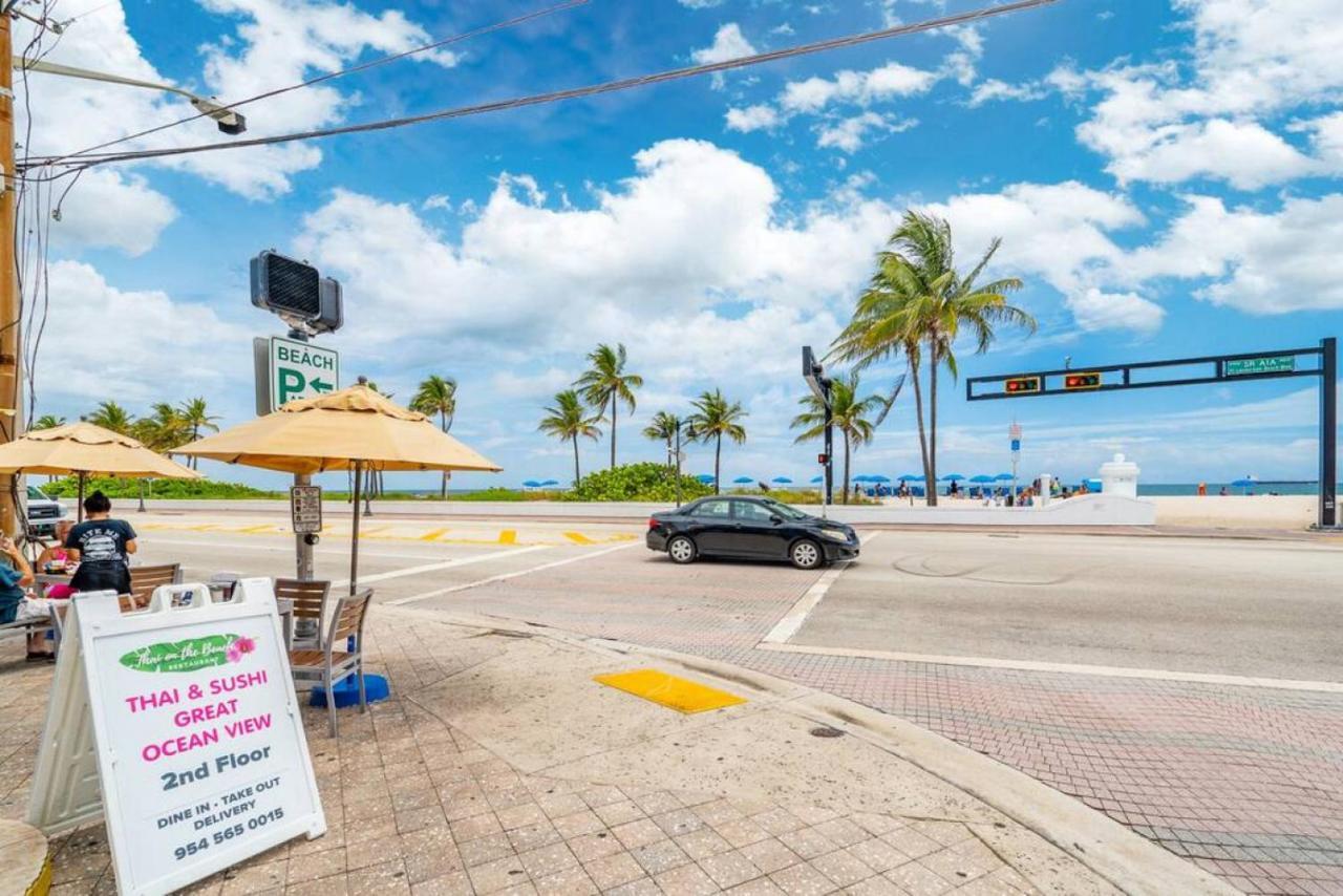 The Purple Pelican Beachfront With Ocean Balcony Unit 3 Fort Lauderdale Ngoại thất bức ảnh