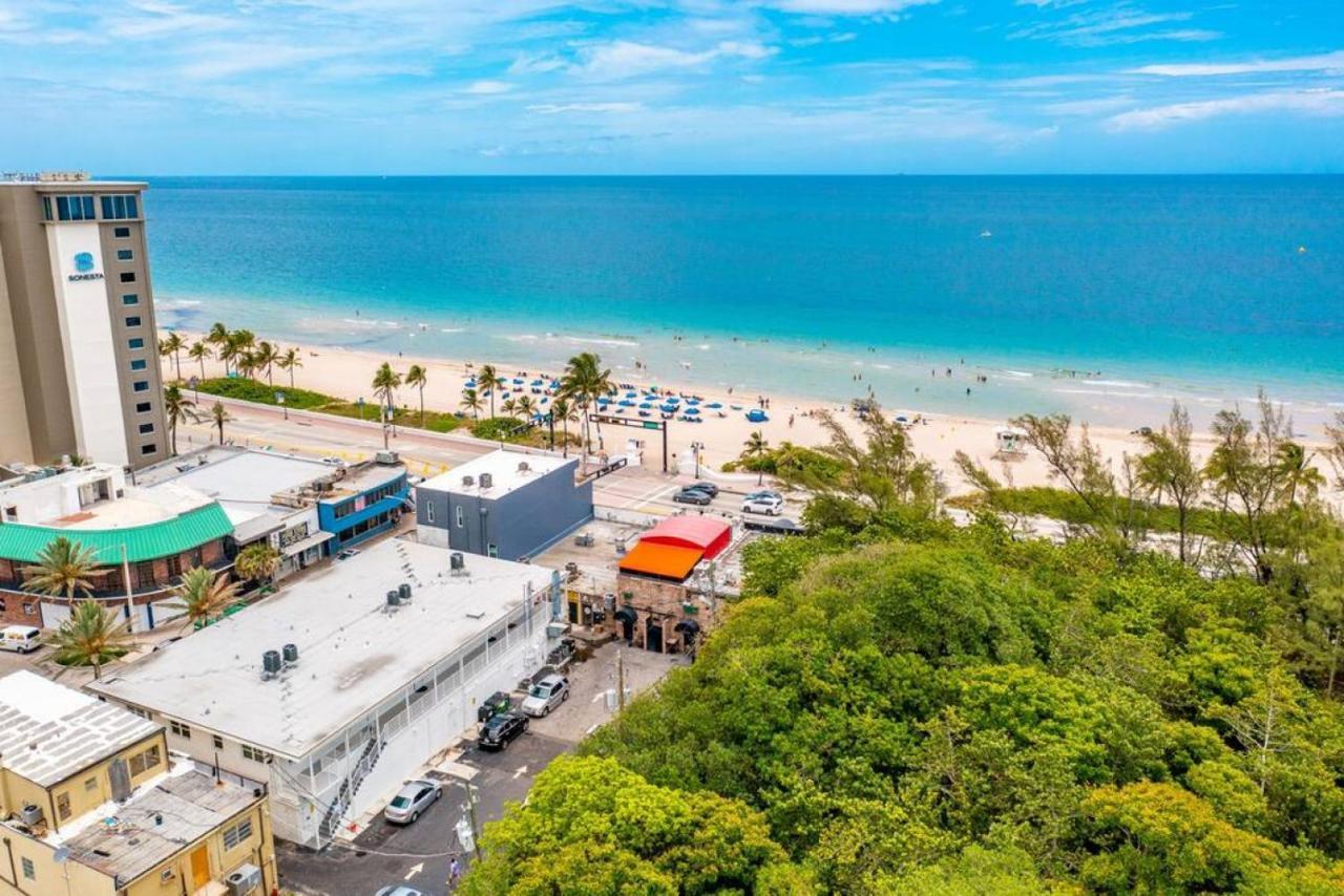The Purple Pelican Beachfront With Ocean Balcony Unit 3 Fort Lauderdale Ngoại thất bức ảnh